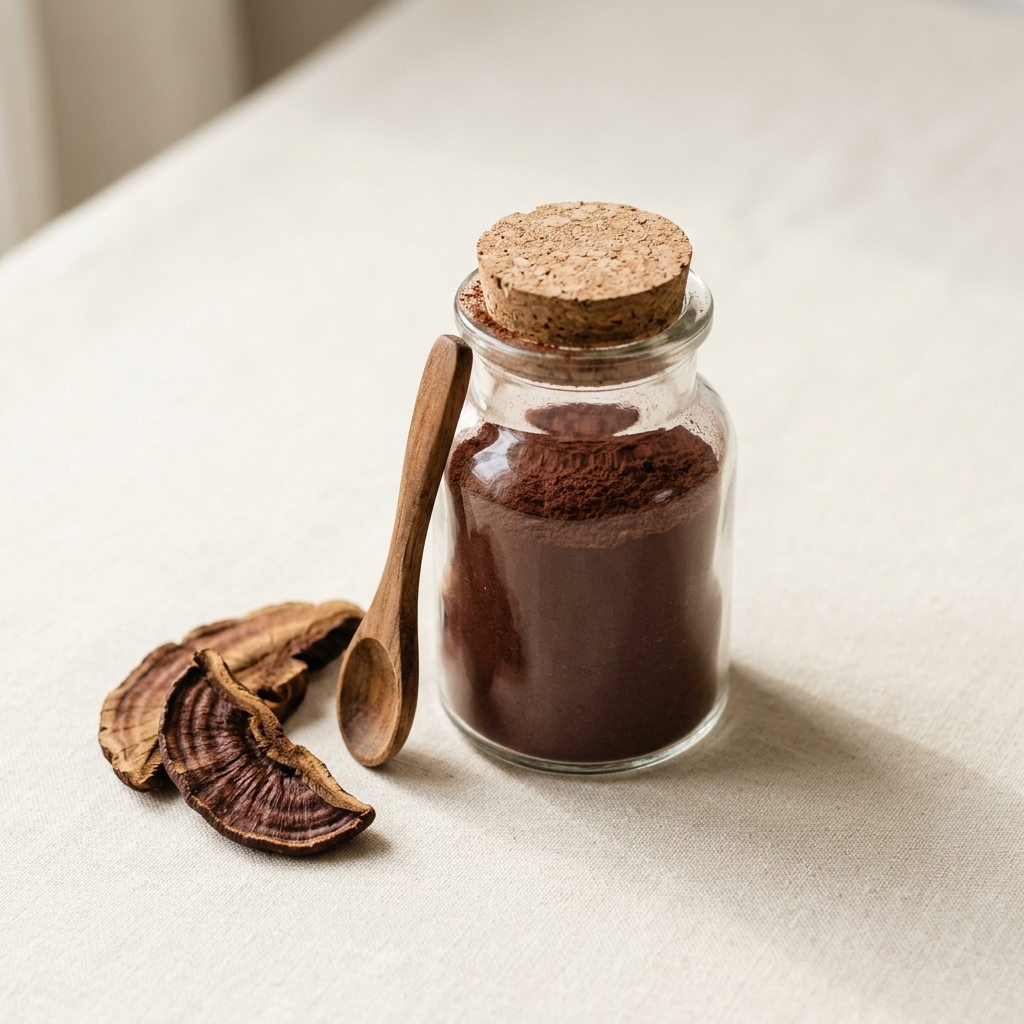 Organic Red Reishi Mushroom Powder